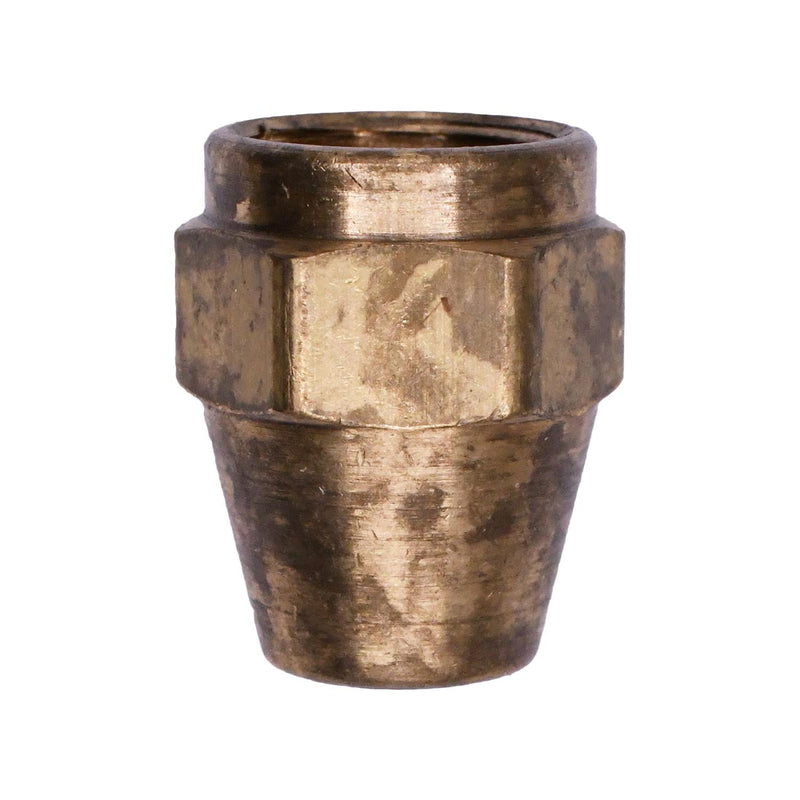 1/4" Brass Nuts, 45 Degree-Short Sae Flare