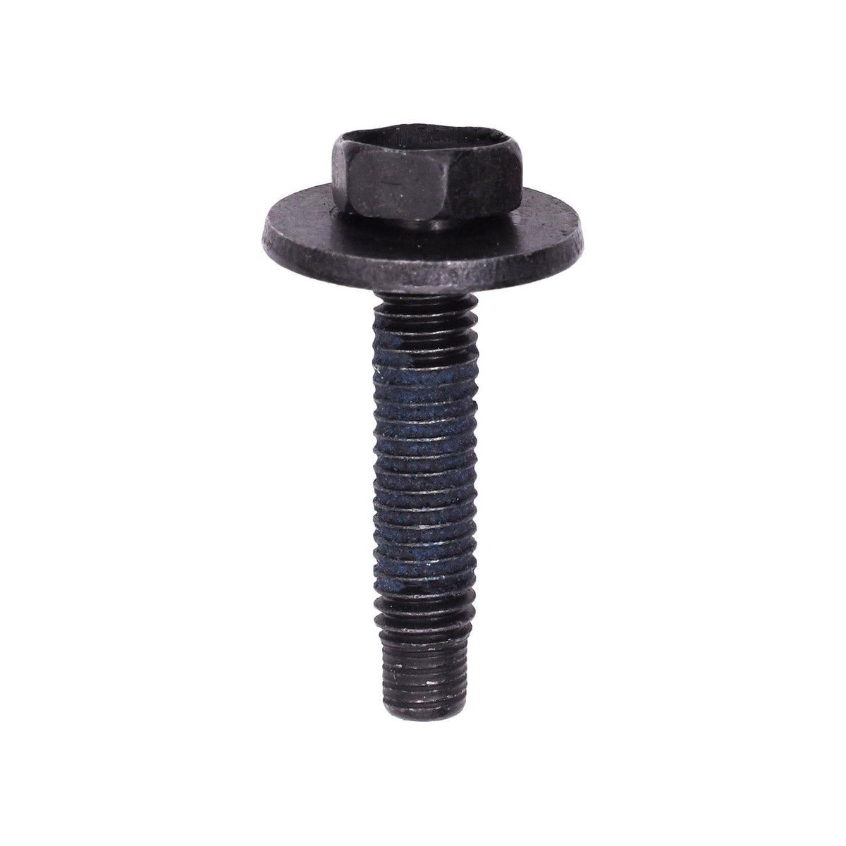M6-1.0x30mm Hex Head SEMS Body Bolt, Dog Point, Thread Lock, 18mm Washer