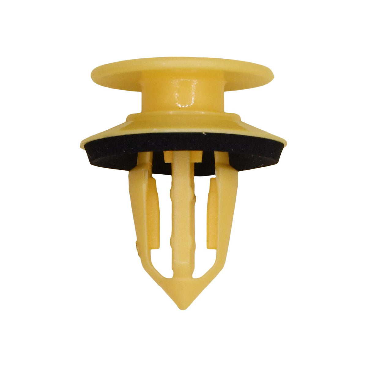 9mmx14mm Yellow Nylon Trim Panel Retainer with Sealer, 17mm Head