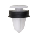 11mmx15mm White Nylon Trim Panel, Tail Gate & Luggage Compartment Retainer with Sealer, 15mm Head