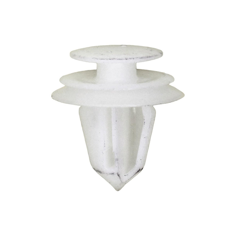 11mmx14mm White Nylon Front Fender & Exterior Trim Molding Retainer, 18mm Head