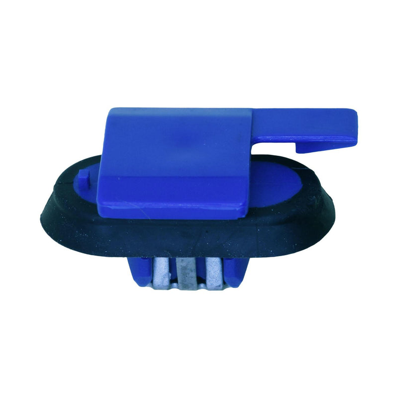 14mm Blue Nylon Scuff Plate & Trim Panel Molding Clip with Sealer & Metal Reinforcement