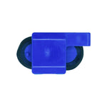 14mm Blue Nylon Scuff Plate & Trim Panel Molding Clip with Sealer & Metal Reinforcement