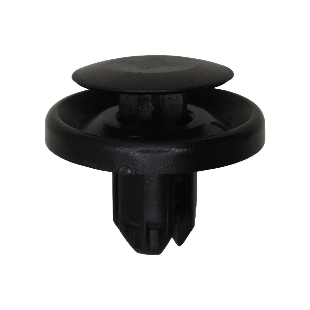 8mmx10mm Black Nylon Front Fender Push-Type Retainer, 20mm Head
