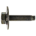 M5-0.80x23mm Phillips Hex Head SEMS Screw, Dog Point, 18mm Washer, Black Zinc