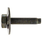 M5-0.80x23mm Phillips Hex Head SEMS Screw, Dog Point, 18mm Washer, Black Zinc