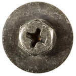 M5-0.80x23mm Phillips Hex Head SEMS Screw, Dog Point, 18mm Washer, Black Zinc