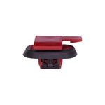 10mm Red Nylon Door Sill Plate Molding Clip with Metal Reinforcement & Sealer