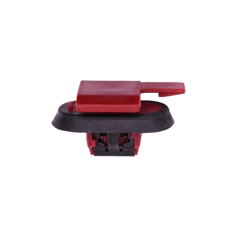 10mm Red Nylon Door Sill Plate Molding Clip with Metal Reinforcement & Sealer