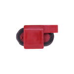 10mm Red Nylon Door Sill Plate Molding Clip with Metal Reinforcement & Sealer