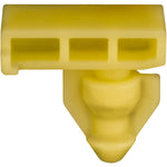 12mm Yellow Nylon Molding Clip, 8mmx17mm Head