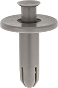 8mmx25mm Gray Nylon Bumper Filler & Door Panel Push Type Retainer, 22mm Head