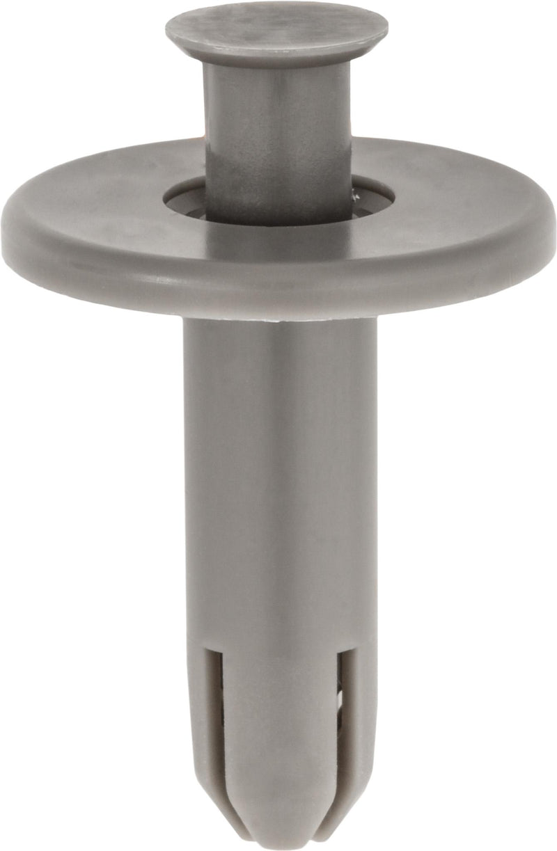 8mmx25mm Gray Nylon Bumper Filler & Door Panel Push Type Retainer, 22mm Head