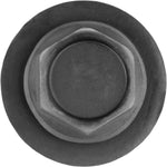 M6-1.0x15mm Hex Head SEMS Washer Fender Liner Bolt, 18mm Washer, Black Phosphate