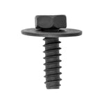 M5-1.18x16mm Hex Head SEMS Phillips Bolt, 16mm Washer, Black Phosphate