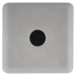 4.2mm Gray Nylon Rocker & Exterior Trim Molding Grommet with Sealer, 16.5mmx16.5mm Head