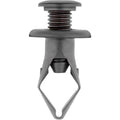 9.5mmx26mm Black Nylon Bumper Cover Push Type Retainer, 20mm Head