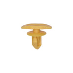 8mm Yellow Nylon Weatherstrip Retainer, 6.5mm Head