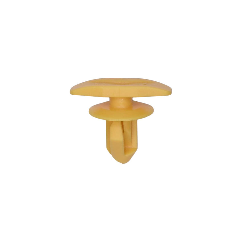8mm Yellow Nylon Weatherstrip Retainer, 6.5mm Head