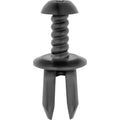 7mmx13mm Black Nylon Upper Cover & Spoiler Push-Type Retainer, 12mm Head