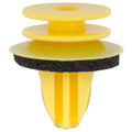13mm Yellow Nylon Door Trim Panel Retainer with Sealer, 17mm Head