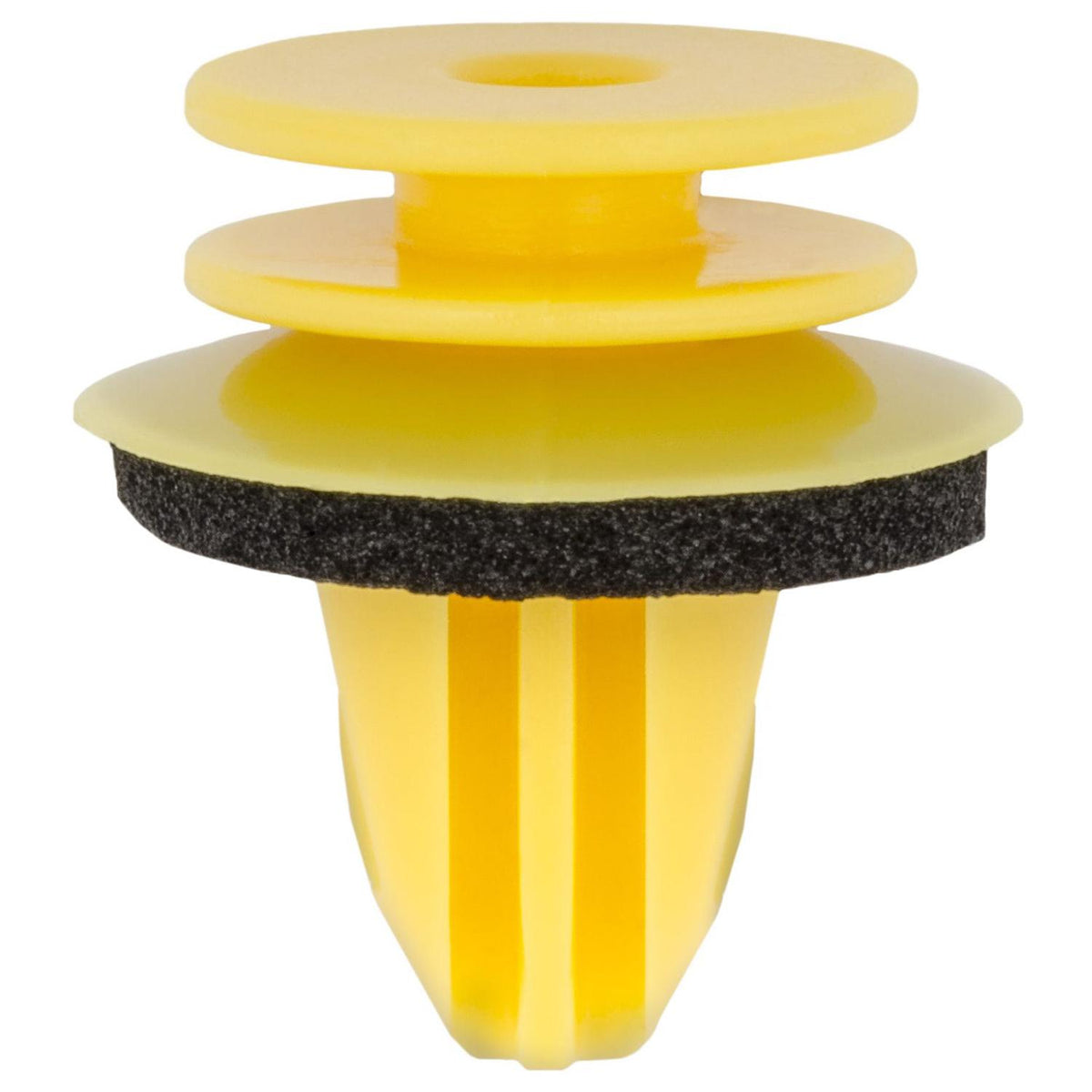 13mm Yellow Nylon Door Trim Panel Retainer with Sealer, 17mm Head