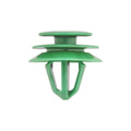 10mm Green Nylon Door Panel, Interior Trim & Garnish Retainer, 18mm Head