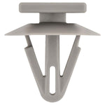8mmx12mm Gray Nylon Rocker Panel Molding Clip, 17mm Head