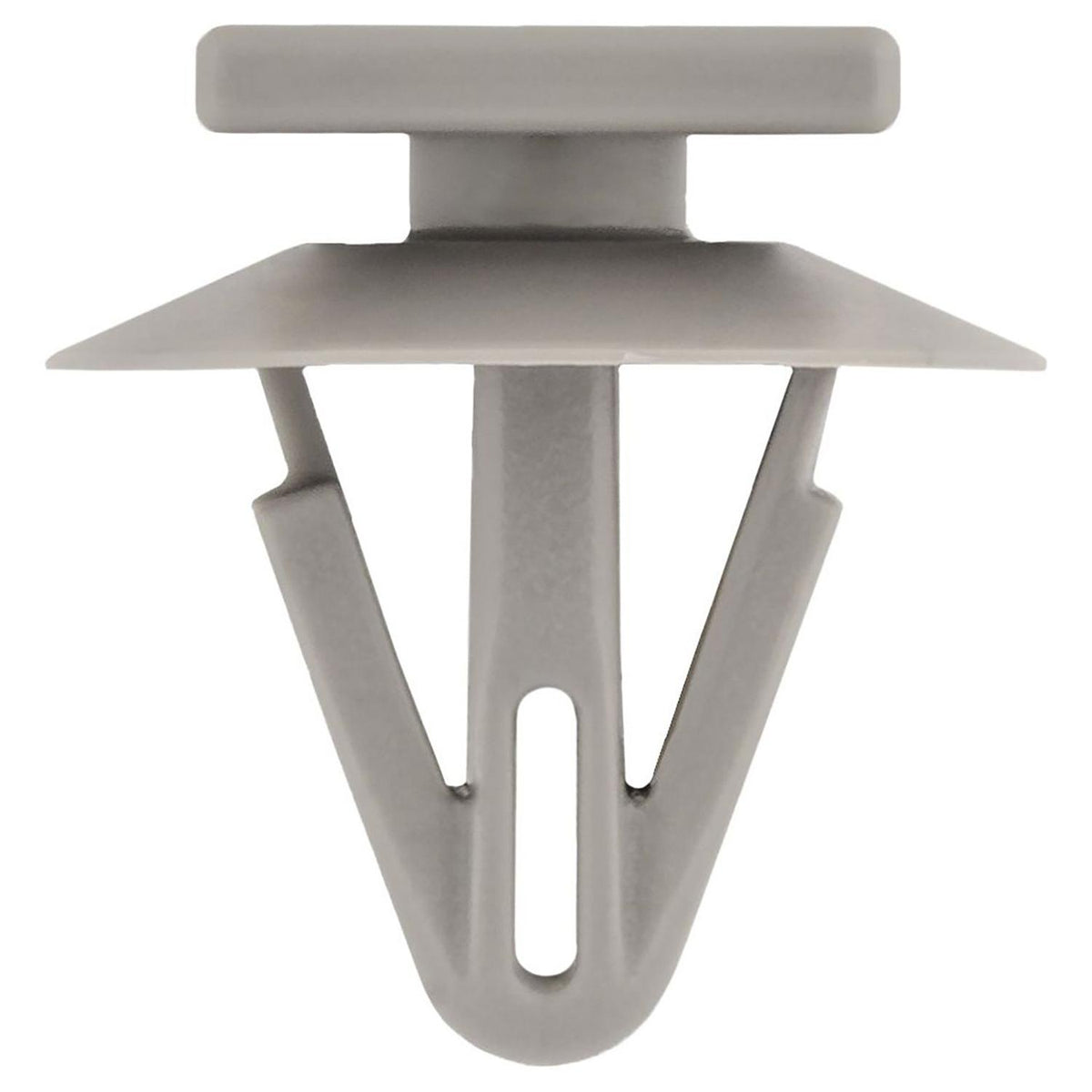 8mmx12mm Gray Nylon Rocker Panel Molding Clip, 17mm Head