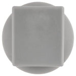 8mmx12mm Gray Nylon Rocker Panel Molding Clip, 17mm Head