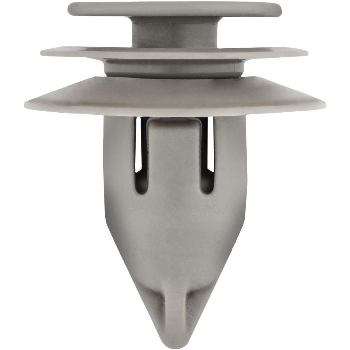 9mmx15mm Gray Nylon Garnish & Interior Molding Retainer, 18mm Head