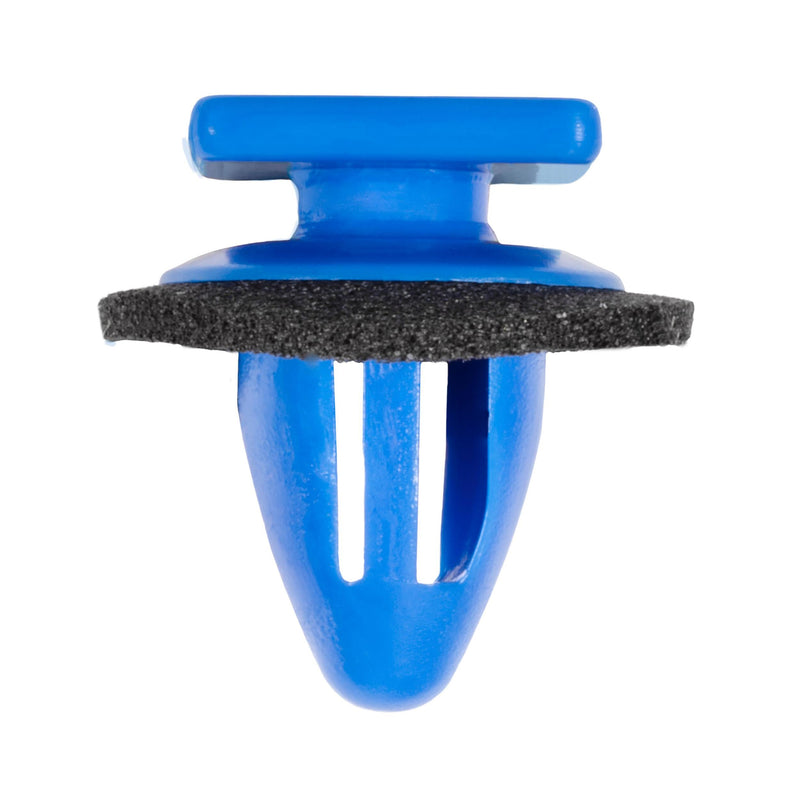 7.5mmx11mm Blue Nylon Garnish Molding Retainer with Sealer, 12mm Head