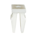 M3.5 White Nylon Bumper Grommet, 8mmx10mm Head