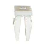 M3.5 White Nylon Bumper Grommet, 8mmx10mm Head