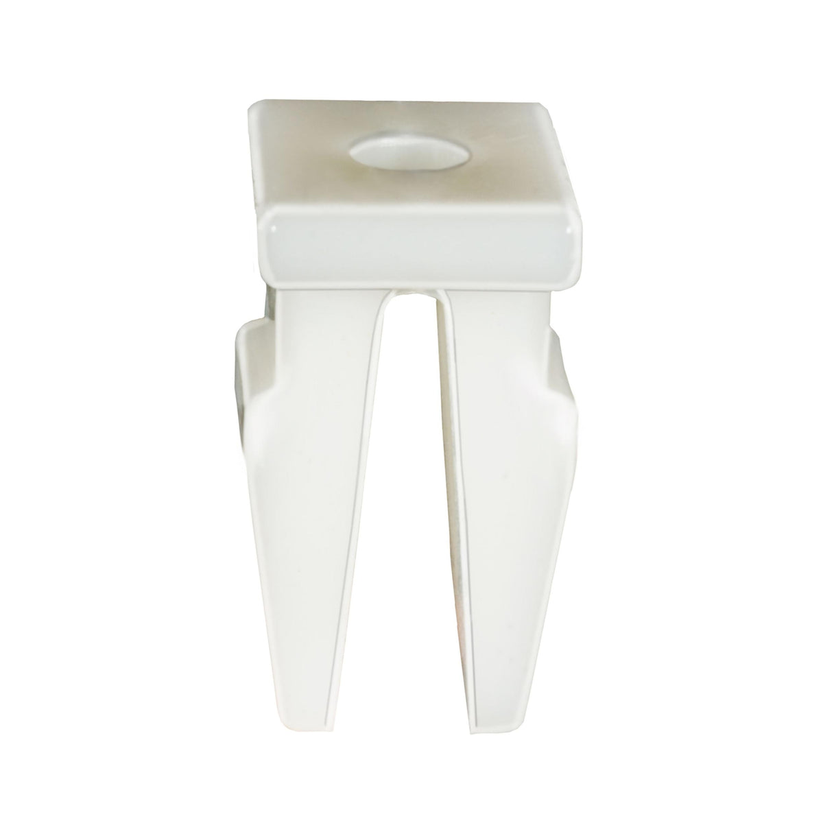 M3.5 White Nylon Bumper Grommet, 8mmx10mm Head