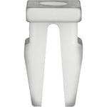 M4.8 White Nylon Bumper Grommet, 8mmx10mm Head