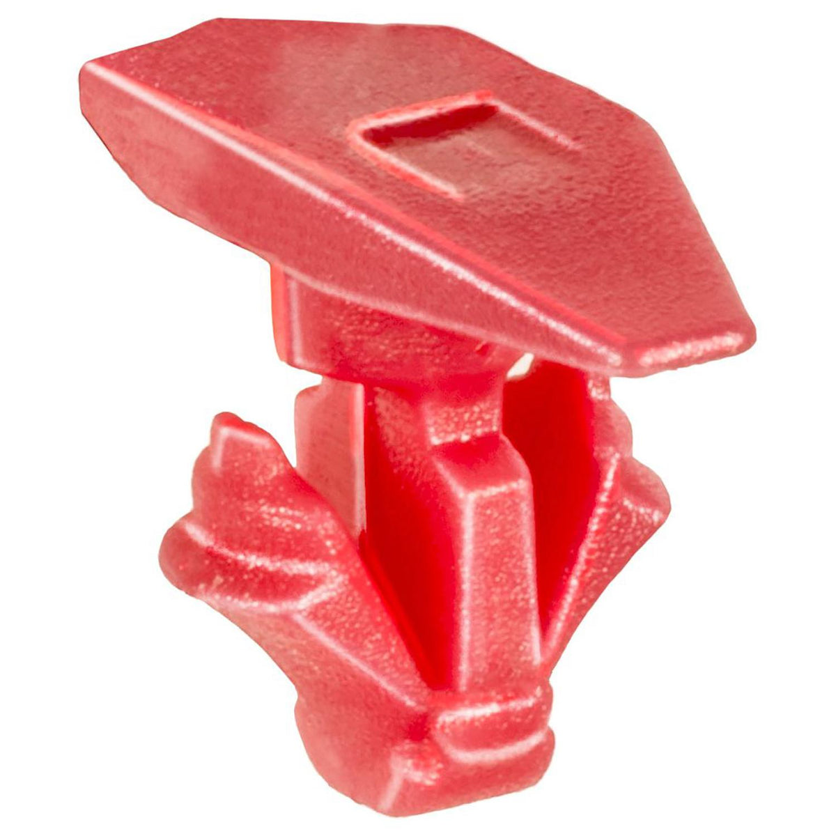 8mm Red Nylon Weatherstrip Retainer, 5mmx15mm Head