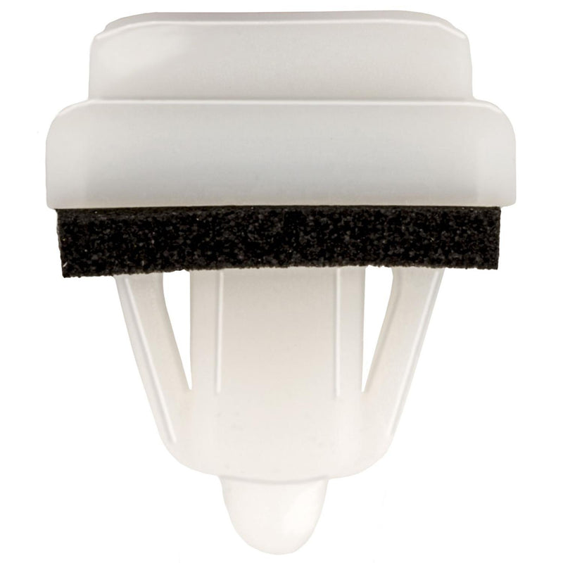 14mm White Nylon Molding Clip with Sealer, 17mmx25mm Head
