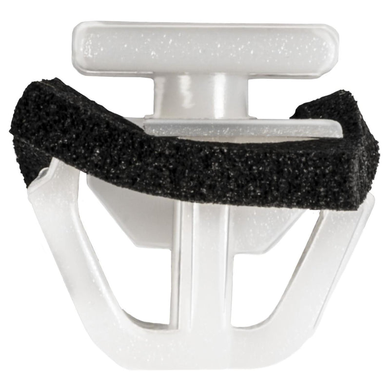9mm White Nylon Molding Clip with Sealer