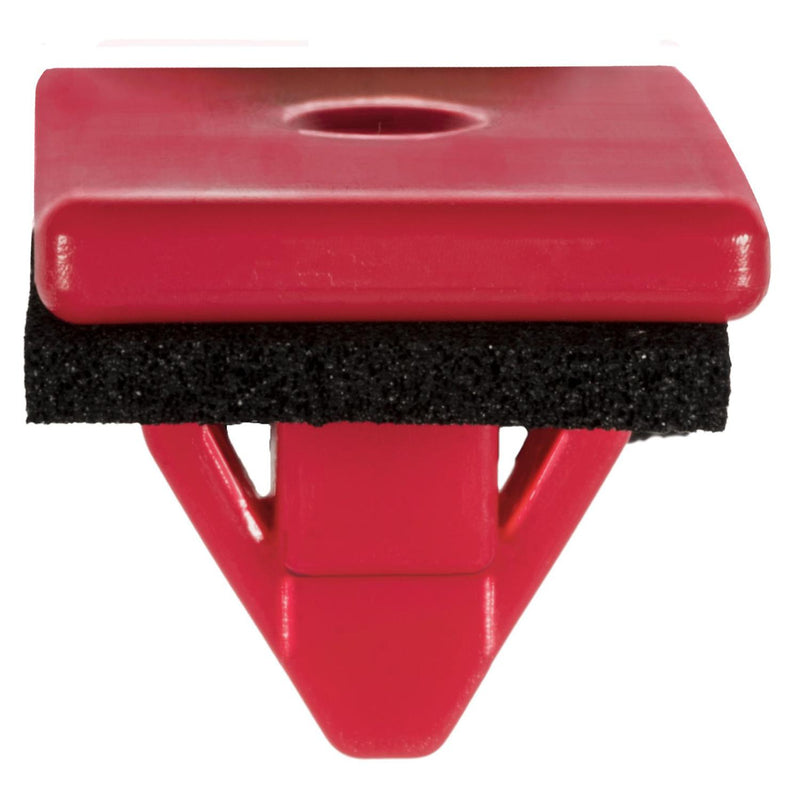 13mm Red Nylon Molding Clip with Sealer, 17mmx25mm Head