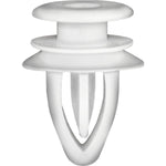 10mm White Nylon Interior Trim Panel Retainer, 12mm Head