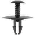 8.5mmx17mm Black Nylon Rocker Panel Molding Push-Type Retainer, 30.5mm Head
