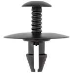 8.5mmx17mm Black Nylon Rocker Panel Molding Push-Type Retainer, 30.5mm Head