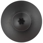 8.5mmx17mm Black Nylon Rocker Panel Molding Push-Type Retainer, 30.5mm Head