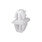 White Nylon Molding Clip, 24mm Overall Height
