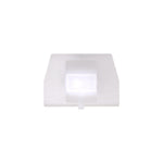 White Nylon Molding Clip, 24mm Overall Height
