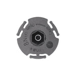 11mm Plastic Oil Drain Plug with Rubber Gasket, 36mm Head, Black