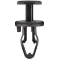 8mmx11mmx18mm Black Nylon Push-Type Retainer, 14mm Head