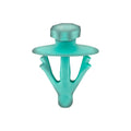 8mmx9.5mm Green Nylon Weatherstrip Retainer, 11mm Head