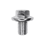 M12-1.75x17mm Rubber Oil Drain Plug with Gasket, Zinc